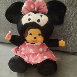 MONCHICHI Minnie-Style Plush Baby Doll inspire
